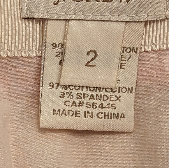 J. Crew Postage Stamp back zip Mini Skirt pink red Big Apple size 2 - Picture 5 of 7